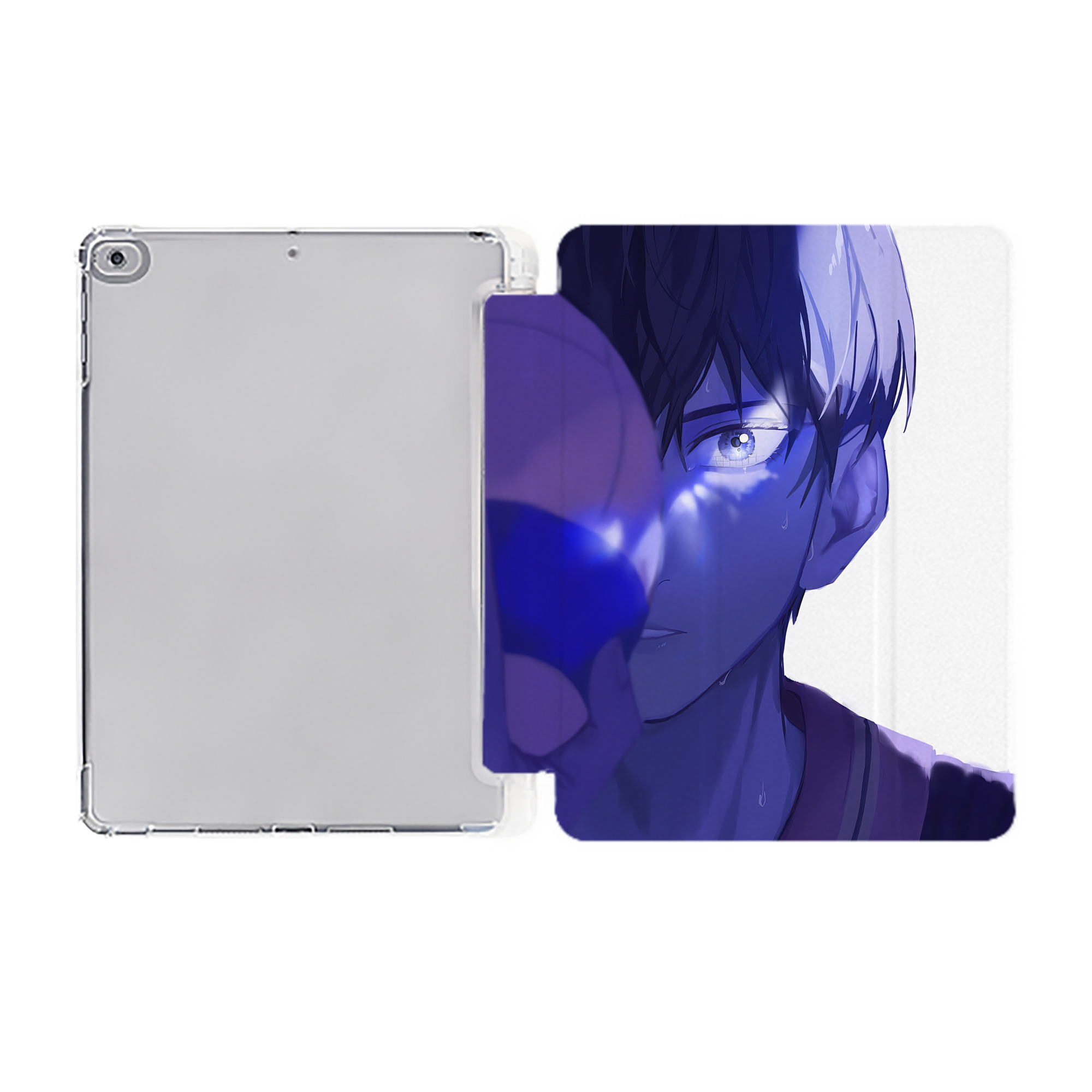 （画像用） ハイキュー!! Haikyu!! IPad ケース ペン収納付き 三つ折りスタンド PUレザー×シリコン 対応機種9.5/10.5/10.9インチ